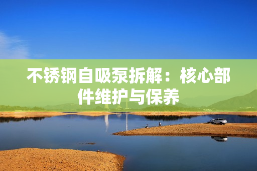 不銹鋼自吸泵拆解：核心部件維護與保養(yǎng)
