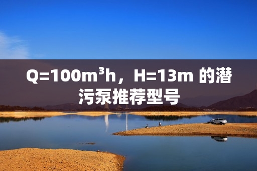 Q=100m3h，H=13m 的潛污泵推薦型號