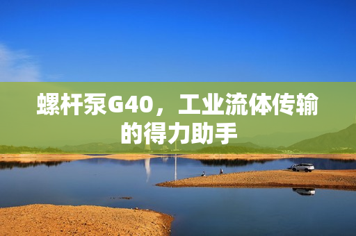 螺桿泵G40，工業流體傳輸的得力助手